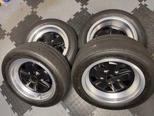 16" FUCHS STYLE ALLOY WHEELS + YOKOHAMA TYRES (SET OF 4) 7J AND 8J FOR PORSCHE