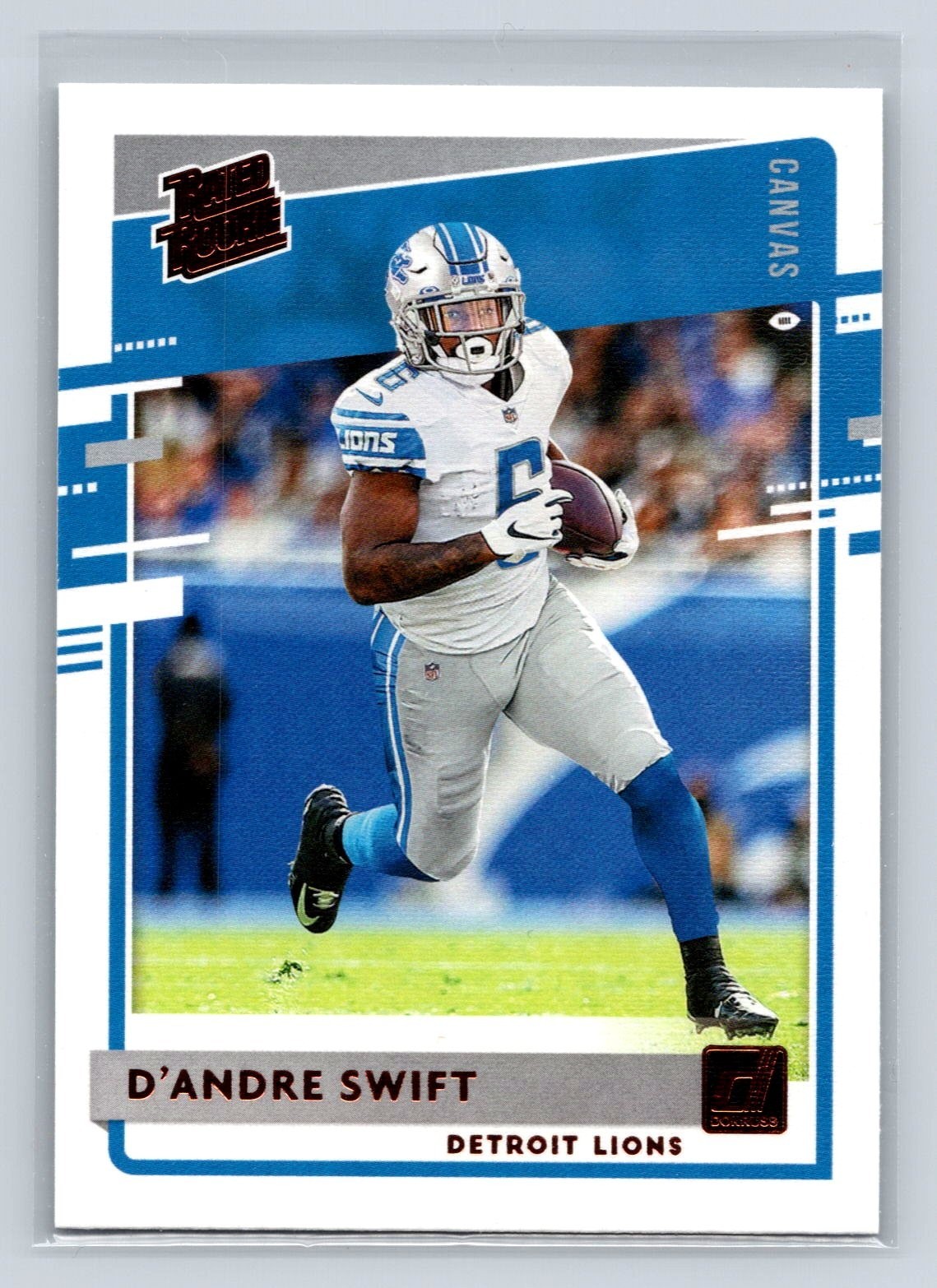 2020 Donruss D'Andre Swift Canvas Rated Rookie 309