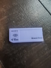 Sony 16MB Memory Stick Media MSA-16A for Camcorder/Camera-HR