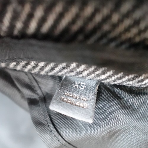 Bonobos Coat XS Gray Wool Topcoat Manteco Half Lined Slim Fit - Picture 5 of 11
