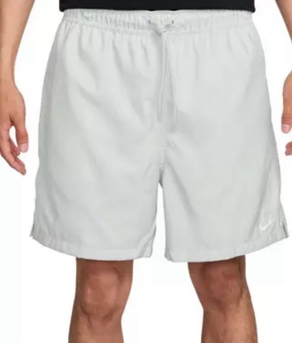 Nike Shorts Mens L Large Dove Club Woven Flow Mesh Lined Elastic Waist Running