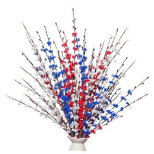 10 Pcs 29" Jasmine Artificial Flowers Red White Blue Artificial Jasmine Fall