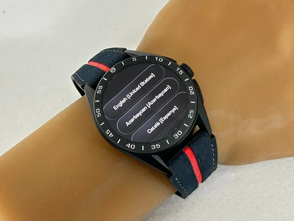 Reloj inteligente Tag Heuer Connected Calibre E4 SBR8A80 negro para hombre excelente++ A4737 Foto 2 de 4