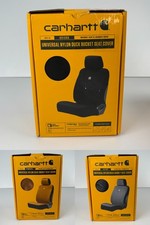 Carhartt Universal Nylon Duck Bucket Seat Cover Protector Black Gray Brown Pick Carhartt Universal Nylon Duck Bucket Seat Cover Protector Black Gray Brown Pick