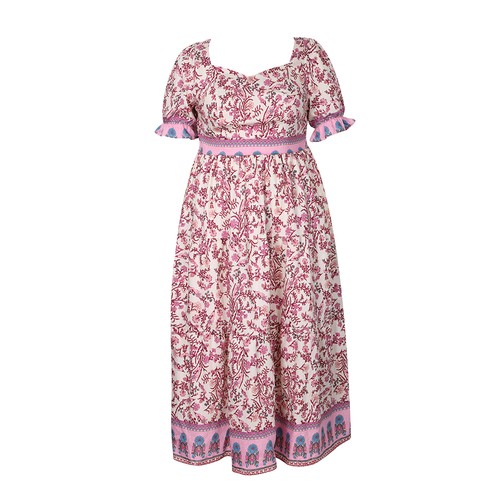 Plus Size Curvy Women Boho Floral Sundress Summer Holiday Party Beach Dresses - Picture 61 of 117