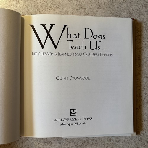 What Dogs Teach Us: Life's Lessons Learned from Best Friends HC Dromgoole 1999 - Picture 6 of 8
