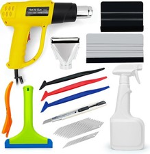 Vehicle Wrap Kit Heat Gun For Vinyl Wrap Window Film Decal Car Paint Protect...