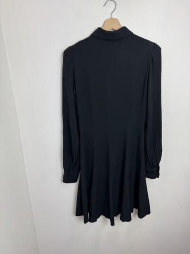 Bella Freud The Court Dress UK 10 New With Tags Black - Picture 9 of 10