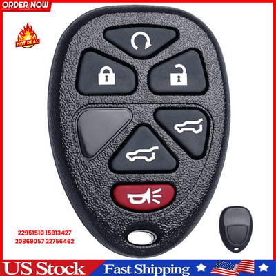 #ad Key Fob Replacement for 2007 2014 Chevy Suburban Tahoe GMC Yukon 12 17 Traverse $15.99