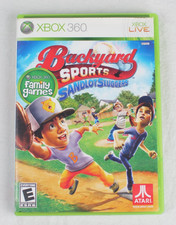 Backyard Sports: Sandlot Sluggers (Microsoft Xbox 360, 2010) CIB+ Tested & Work