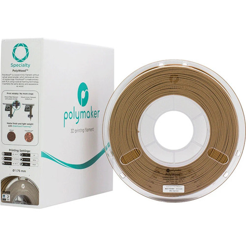 Polymaker PolyWood PLA 600G / 1.75mm - 第 1/6 張圖片