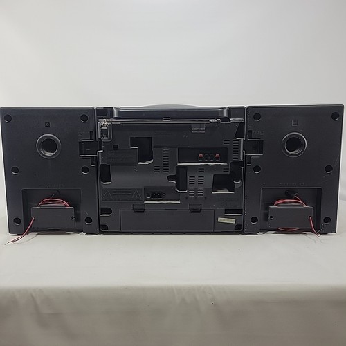 Panasonic RX-DT600 Radio CD Dual Cassette Player/Recorder w/Detachable Speakers - Picture 5 of 7