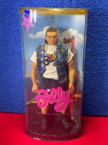 TOTEM Billy Puppe Vintage 1990er Out and Proud Gay Doll OVP SAN FRANCISCO
