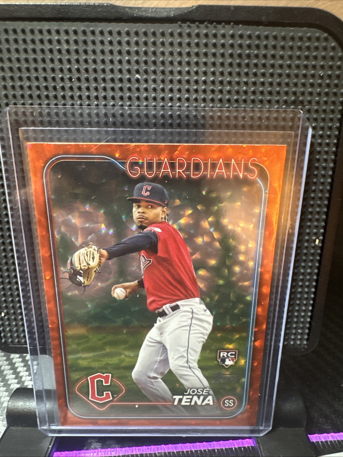 2024 Topps Series 2 - Jose Tena #678 orange Foil 225/299 (RC)