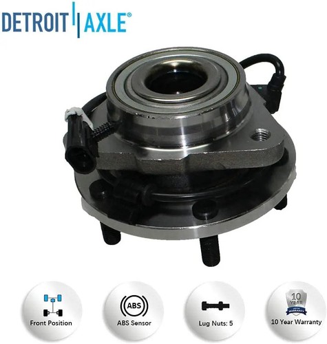 Detroit Axle 2WD Front Wheel Bearing & Hub Assembly for 98-04 Chevy Blaze - Bild 8 von 9