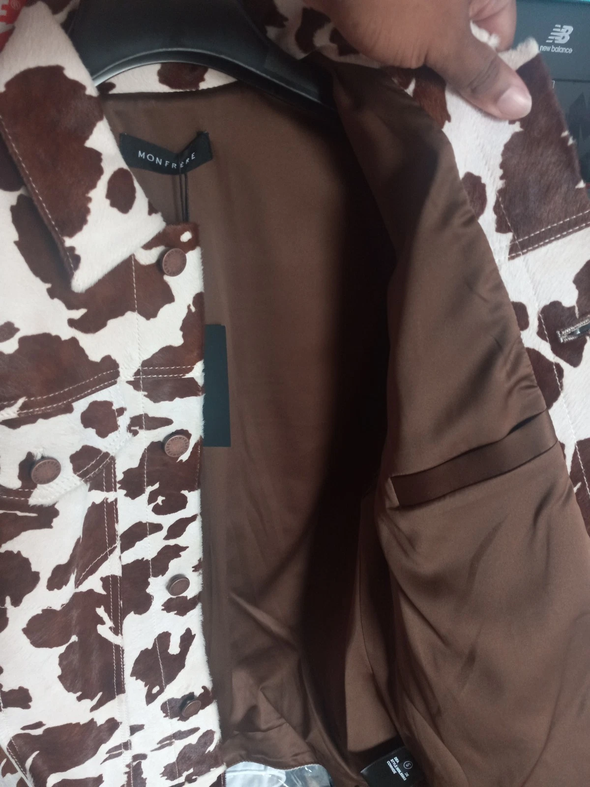 Monfrere Dean Cowhide Retail $1,398 Size Small Zara Todd Snyder J Crew RL - product detail image 12