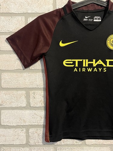 Maglia Manchester City bambino 2016 nera rossa Nike Dri-Fit ragazzo taglia 20 - Foto 4 di 16