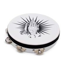 Latin Percussion LP3161PH-WH Praying Hands Tambourine 10  White