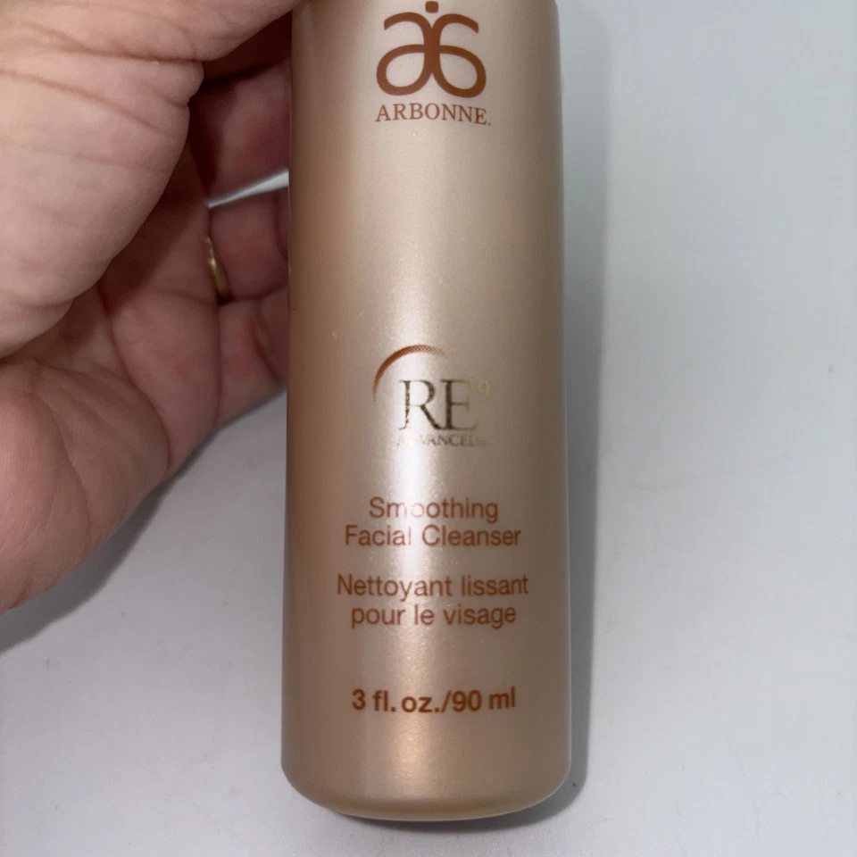 Arbonne RE9 Advanced Smoothing Facial Cleanser Full Size 3oz New No Box Foto 3 de 4