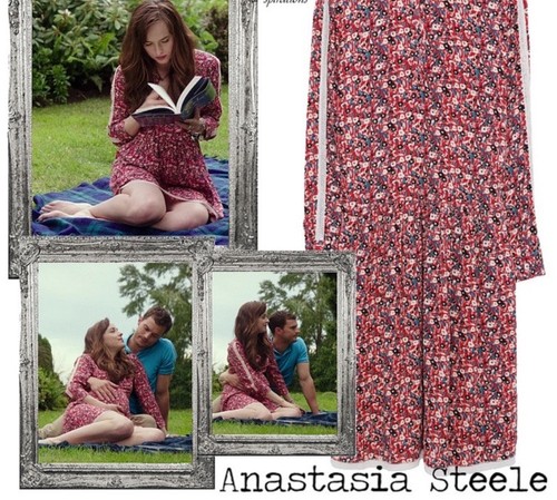 ASO Anastasia Steele Fifty Shades Of Grey Rare Zadig & Voltaire Floral Dress - Bild 10 von 10