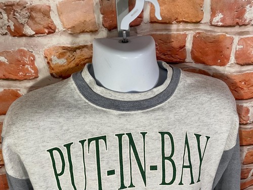 vintage Put In Bay 90s sweatshirt sz L Lake Erie Ohio iou grunge crewneck - Picture 7 of 8