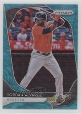 2020 Panini Prizm Tier II Teal Wave Prizm Yordan Alvarez #181 4f5