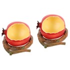  2 Pack Vogel Futternapf Vogelfütterungsbehälter Vogelhäuschen Aus Kunststoff