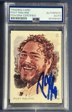 POST MALONE SIGNED AUTO 2019 TOPPS ALLEN & GINTER BASEBALL CARD PSA/DNA #176 POST MALONE SIGNED AUTO 2019 TOPPS ALLEN & GINTER BASEBALL CARD PSA/DNA #176