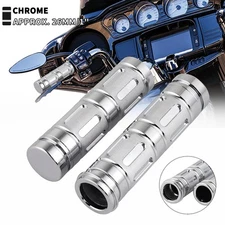 1" Handlebar Electronic Throttle Hand Grips For Harley Electra Glide Low Rider