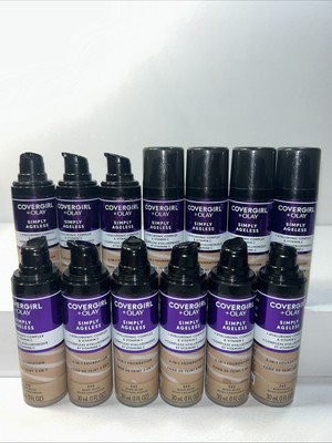 11 New Covergirl + Play Simply Ageless Foundation 245, Warm Beige Some Missing C