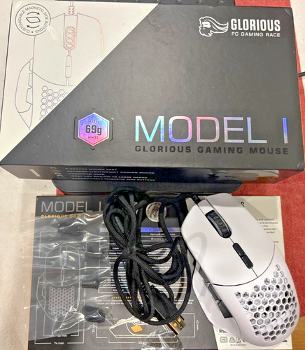 Glorious Model I Ultralight Gaming Mouse w/RGB (Matte White) 69 G - Open Box - 第 3/3 張圖片