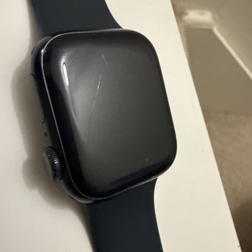 GPS uniquement Apple Watch Series 9 41 mm aluminium minuit boucle solo MR8W3LL/A - Photo 3 sur 19