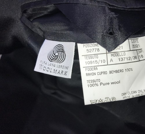 CANALI - Mens BLACK WOOL DINNER SUIT - UK 44 Reg - W36 L30 - BEAUTIFUL TUXEDO - Picture 8 of 10