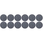 12 PCS  Thickened Draining Silicone Coasters Round Heat Insulation Tea Cup Mats