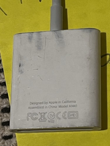 Original Apple Lightning auf SD KARTENLESER ADAPTERKABEL A1441 - Bild 4 von 5