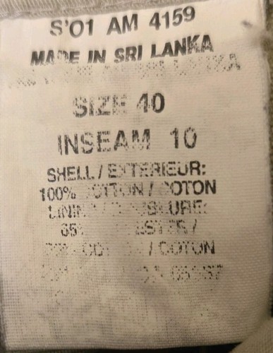 Columbia Sportswear Company Cargo khaki Herrenshorts Größe 40 x 10 100 % Baumwolle - Bild 10 von 10