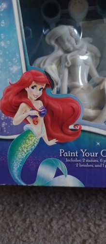 Disney Die kleine Meerjungfrau Arielle & Flunder mit Sebastian Statue selber bemalen NEU - Bild 4 von 7