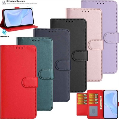 Wallet Leder Flip Cover für Motorola G56 G86 G05 G55 G75 G15 G35 G73 Handy Hülle
