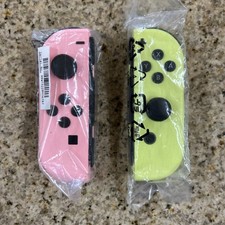Nintendo Switch Joy-Con Controller Pair - Neon Pink Yellow - New Open Box