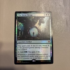 MTG The Great Henge Foil 161/269 - Poor