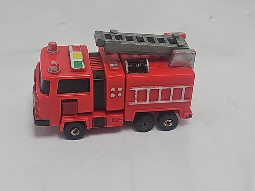 Figura de acción de colección Gobots Bandai Tonka 1983 100 % completa Turbo MR-07 ROJO - Imagen 17 de 18
