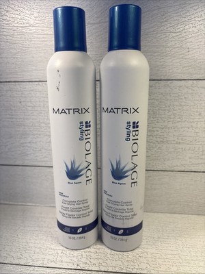 Lot Of 2- Biolage Complete Control Fast Drying Hairspray  10 oz -Damaged Bottle