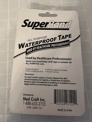 SuperBand Allzweck wasserdichtes Gewebeband - Gesundheitsexperten! NEU - Bild 3 von 3