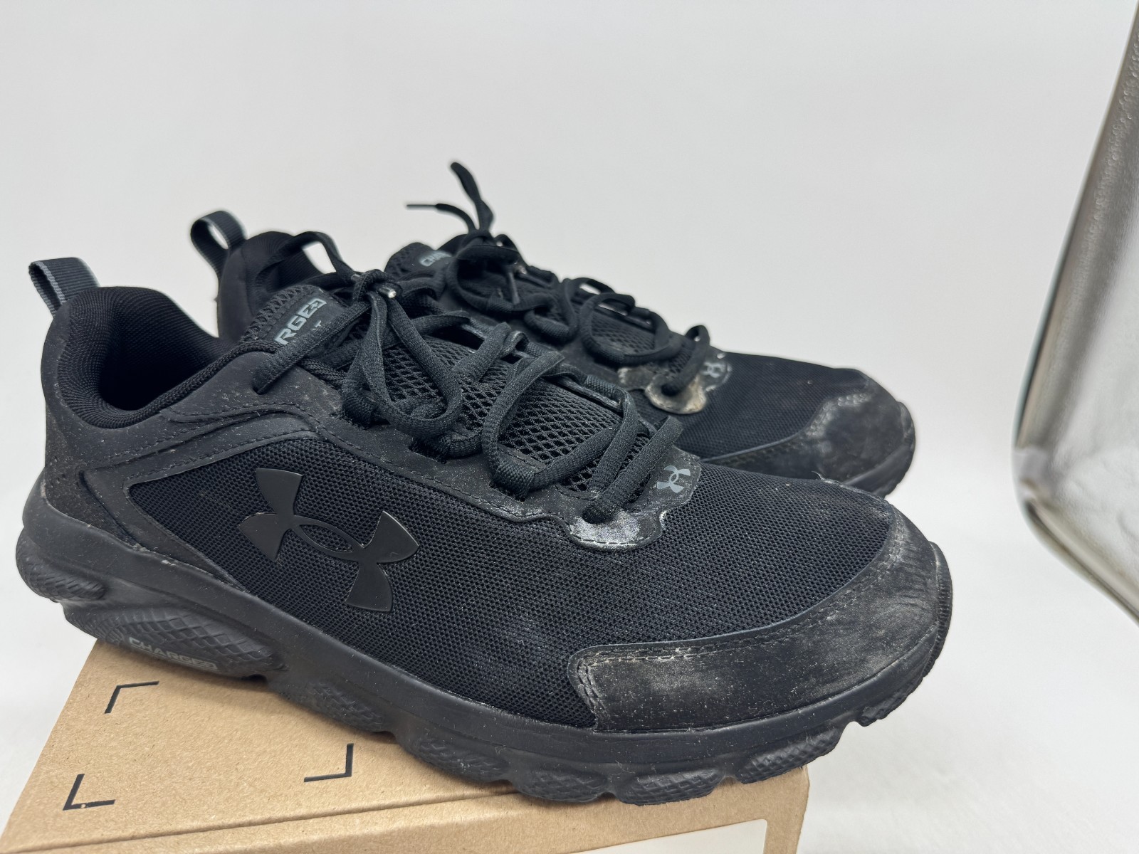 SAOLA Under Armour Charged Assert 9 Sneakers Uomo Nero Scarpe da Corsa Basse 11 5