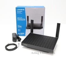 Linksys MR7350 Max-Stream AX1800 Dual-Band Mesh Wi-Fi 6 Router - Black