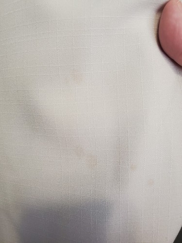 Beau Tiki Iolani Hawaii Vintage Tan Lace Detail Hawaiian Button-Up Shirt Size XL - Picture 9 of 10