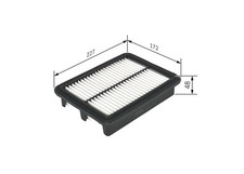 F 026 400 457 AIR FILTER BOSCH
