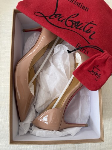 Christian Louboutin Iriza 70 Nude Lackleder Heels Pumps Gr. 37 NEU & KARTON - Bild 13 von 15
