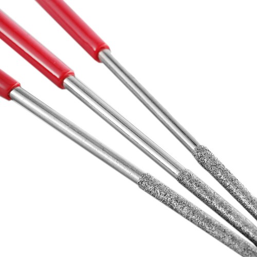 Sofarkom Diamond Needle Files 3*140mm Round Needle File w Diamond Coating Kit - Picture 11 of 12