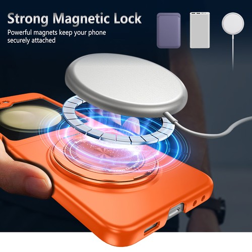 For Samsung Z Flip7/ Flip7FE/Flip6 Slim Magnetic Ring Stand Hard Shockproof Case - Picture 32 of 61